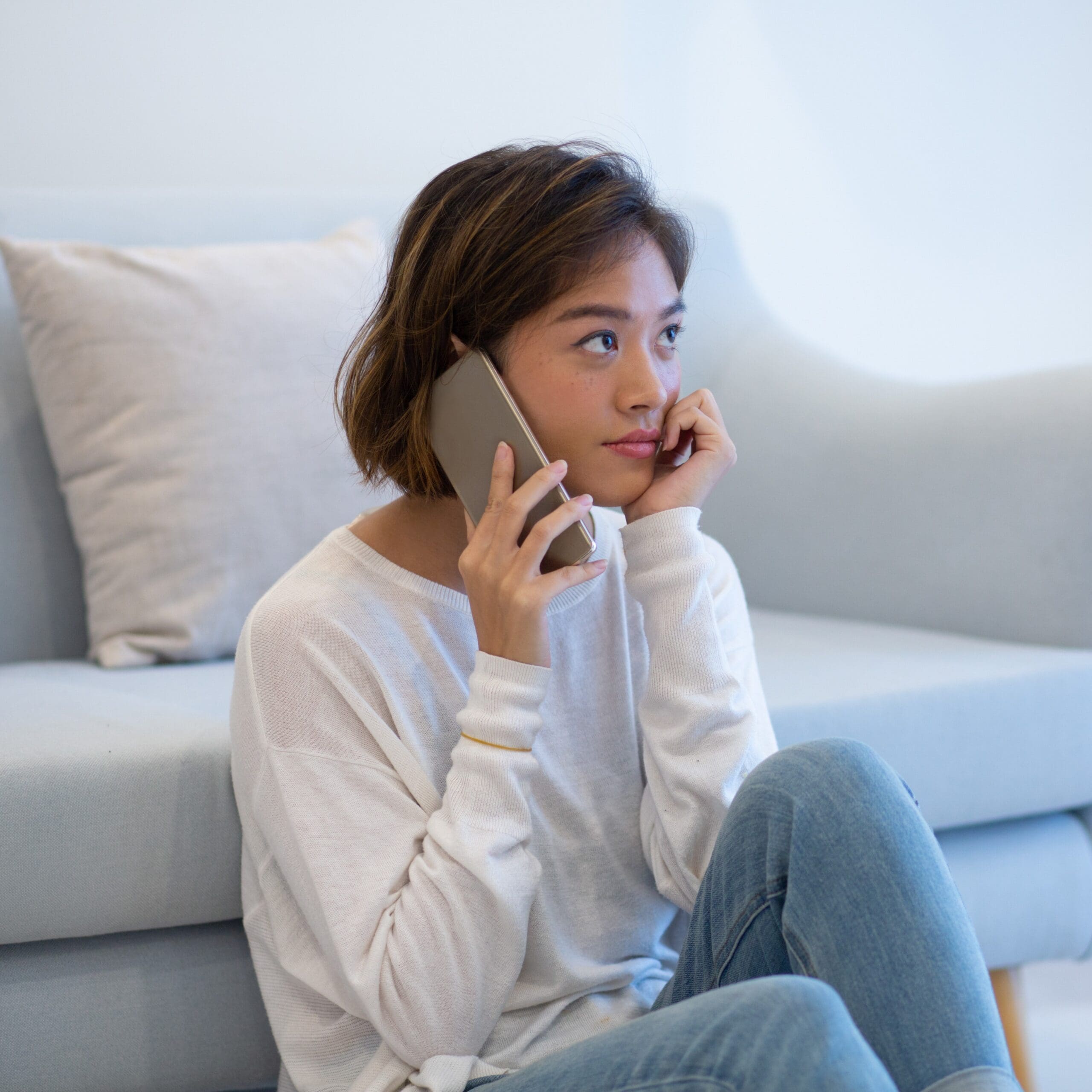 Woman creating her adoption plan